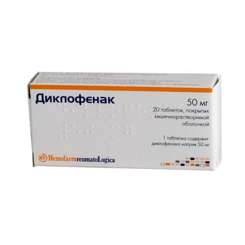 Инструкция по применению препарата диклофенак