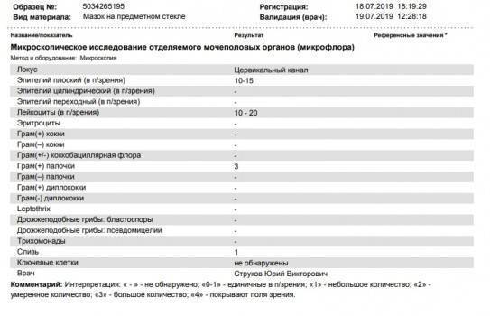 Расшифровываем мазок на флору