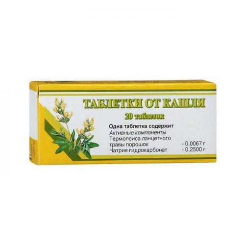 Инструкция таблеток от кашля травяные