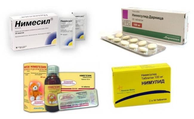 Нимулид гель инструкция по применению