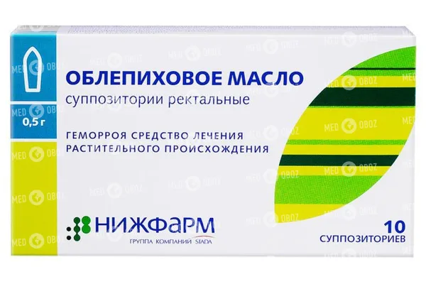 Облепиховые свечи от геморроя: инструкция