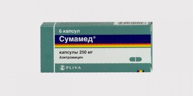 Препараты от гайморита сумамед