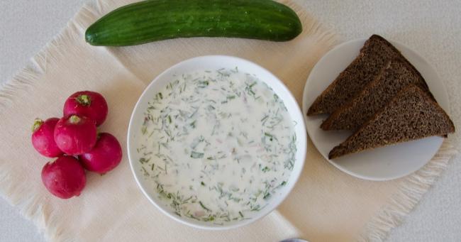 Окрошки, холодные супы