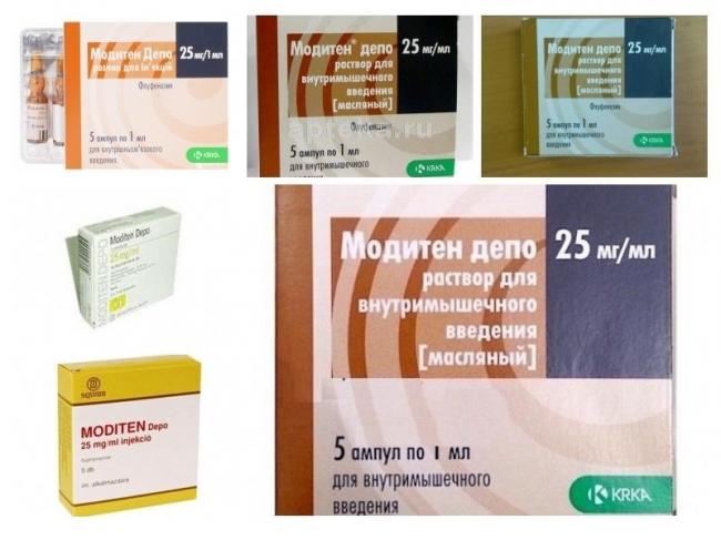 Модитен депо: состав, показания, дозировка, побочные эффекты