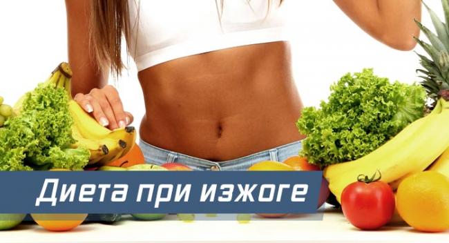 Диета при изжоге