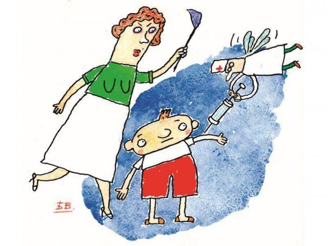 Аналог реакции манту который сейчас делают вместо прививки ребенку