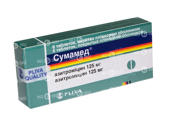 Препараты от гайморита сумамед