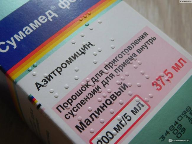 Как применять азитромицин при гайморите?