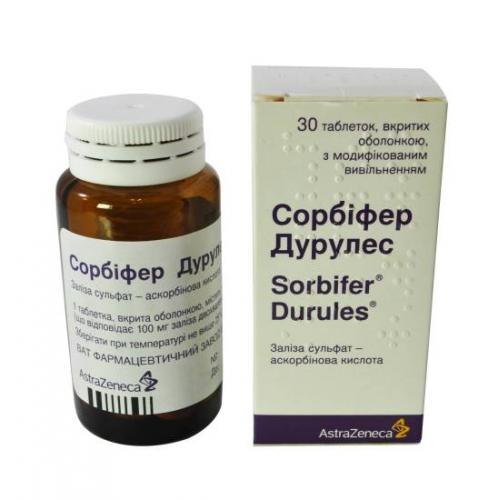 Аналоги таблеток сорбифер дурулес