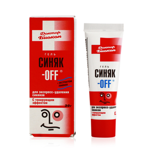 Синяк-офф гель — состав, инструкция по применению, противопоказания