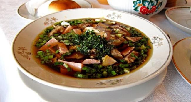 Окрошки, холодные супы