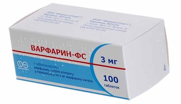 Диета по варфарину