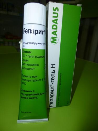Гель репарил: инструкция по применению, отзывы