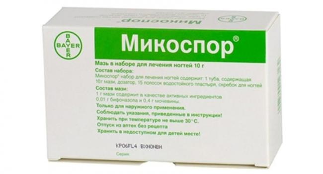 «микоспор» от грибка ногтей: отзывы, цена, инструкция