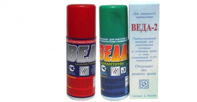 Шампунь веда от вшей и гнид