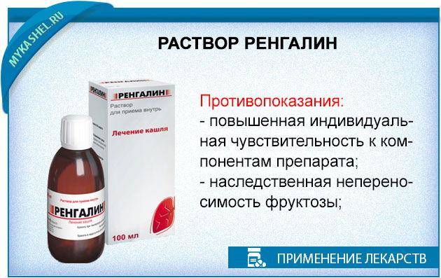 Препарат для лечения кашля «ренгалин»
