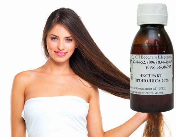 Настойка прополиса для роста и от выпадения волос