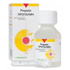 Эффективный французский препарат пропалин для собак: инструкция по применению в составе комплексной терапии урологических патологий