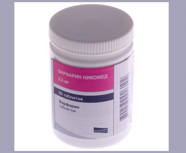 Диета при приеме варфарина список