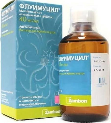 Применение шипучих таблеток флуимуцила от кашля
