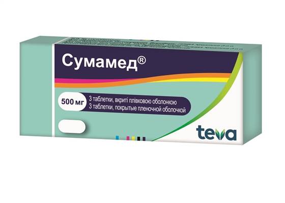 Сумамед при гайморите: дозировка и правила приема