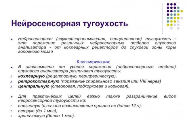 Симптомы и методы лечения кохлеарного неврита слухового нерва