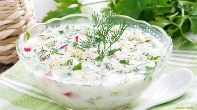 Окрошки, холодные супы