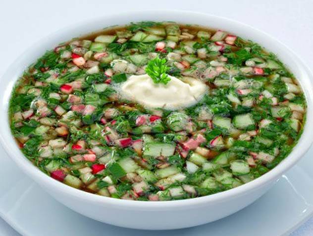 Окрошки, холодные супы