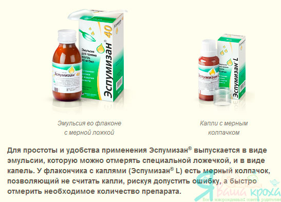 Эспумизан для новорожденного: надежное и безопасное средство от колик