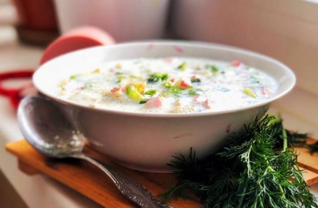 Окрошки, холодные супы