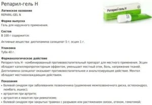 Гель репарил: инструкция по применению, отзывы
