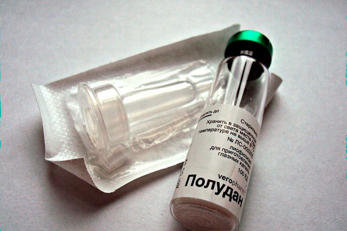 Инструкция инъекций и глазных капель полудан