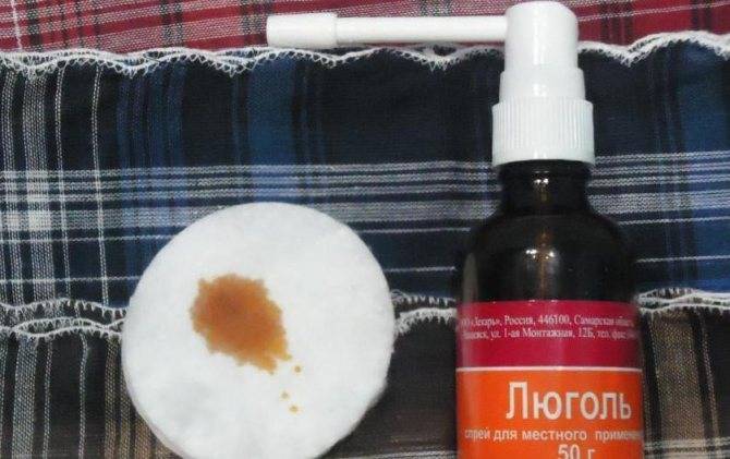 Люголь спрей