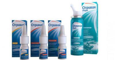 Отривин – инструкция по применению капель и спрея, цена, отзывы, аналоги