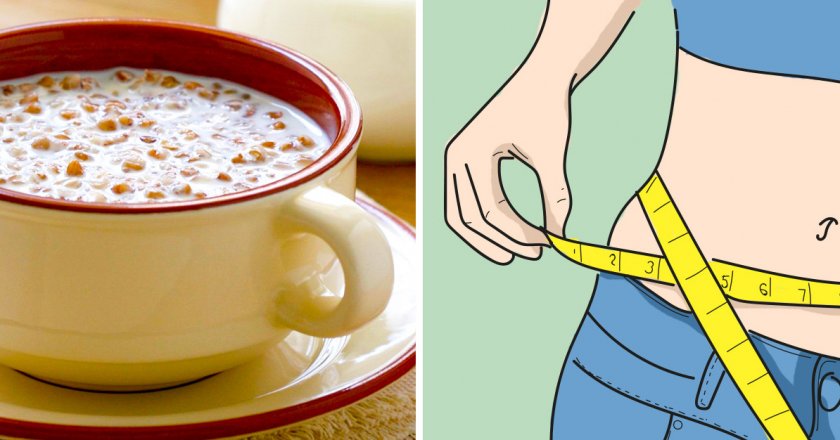 Гречка с кефиром для похудения