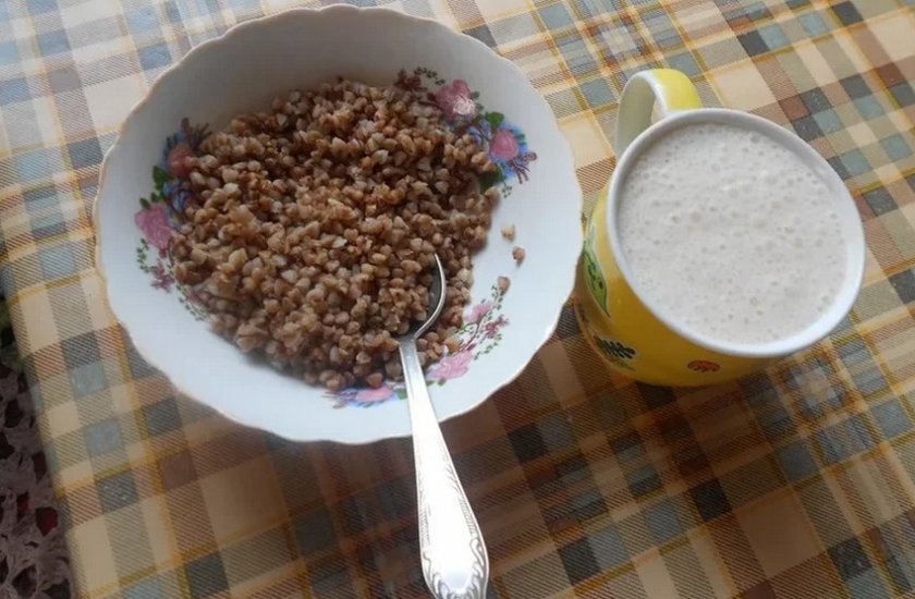 Гречка с кефиром для похудения